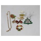 Mark Klaus Angel Magnet, & Christmas Pins