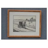 Horse And Buggy By E.J. Heatwole Print