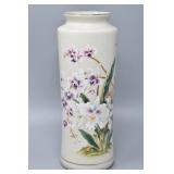 Toyo Vintage "White Orchid" Embelished Vase