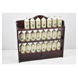 Lenox 1992 Retired Spice Garden Spice Rack