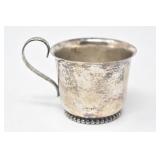 Vintage Denmark Silver Plate Baby Cup
