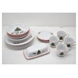 (20pcs.) Kopin "Christmas Pleasures" Dishes