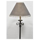 Wrought Iron Floor Lamp with Shade