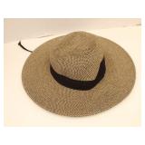 SOLAR ESCAPE Black/Tan Floppy Sun Hat-one Size