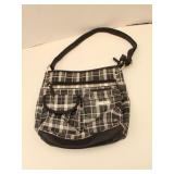 JACLYN SMITH Black & White Shoulder Bag