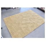 Luxury Gold Shag Accent Area Rug