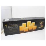 (7) Remote Controlled Flamelss Wax Led Candles