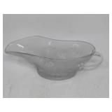 Anchor Hocking Frosted Gravy Boat