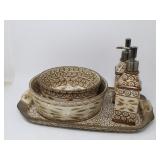 Temp-Tations Ovenware, Soap Dispensers, Tray,