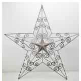 Metal Wire Style Star Decor