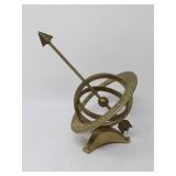Desk Top Armillary Sundial Globe w/ Long Arrow