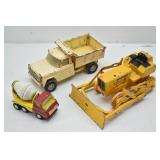 (3) Vintage Toy Metal Tractors