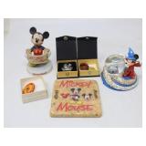 Mickey Mouse Collector Items: Pins, Globe,