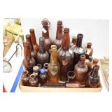 Antique Brown Bottles