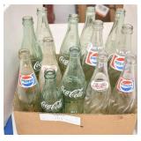 Vintage Pepsi & Coke Bottles