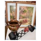 Wall Candle Holder, Garden Pictures, Vase