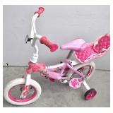 HUFFY Disney Princess Girl Bike w Doll Carrier...