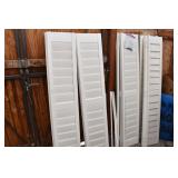GRABER Set of 4- Double White Shutters