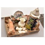German Stein, Kissing Dolls, Figurines & More