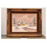 Original Vintage Oil Painting by Barrister