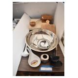 Cutting Boards, Mixing Bowl, Serving Spoons