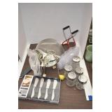 Cheese Spreaders, Strainer, Canning Jar lifter