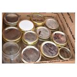 Misc. Canning Jars, Rings, Some Lids