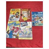 10 cent Comic Books New funnies,Magic,Looney Tunes