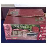 New portable tabletop grill/ light fixture