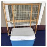 Rubbermaid cooler/Baby gate/window