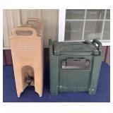 Two catering coolers/drink dispenser