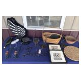 Decorative wall art candleholders/baskets