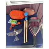 Louisville slugger miniature bats/Wilson tennis