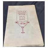 1938 Shelby high school yearbook