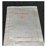 1943 Shelby high school yearbook