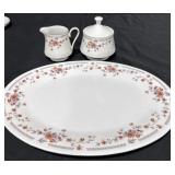 Find China oval platter/cream and sugar
