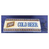 Schlitz vintage beer light damaged  non working