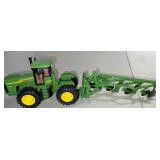 John Deere toy, tractor and disk