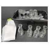 Large plastic vases/fabric