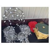 Large basket/decorative household items