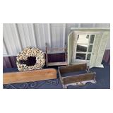 Wooden shells/mirror decoration
