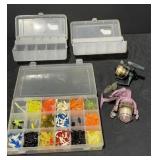 Fishing tackle/boxes/reels
