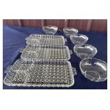 Snack set trays/small bowls