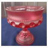 Kings Crown satin compote