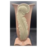 Vintage Pink 10.5' tall  Pottery vase #2