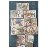 Antique advertising coffee cards
