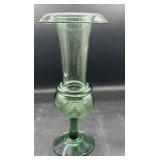MCM art glass  vase 9.5' tall