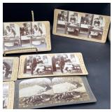 Large amount of vintage stereo optic viewer cards