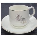 RX medical teacup, and saucer