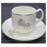 RX medical tea cup and saucer